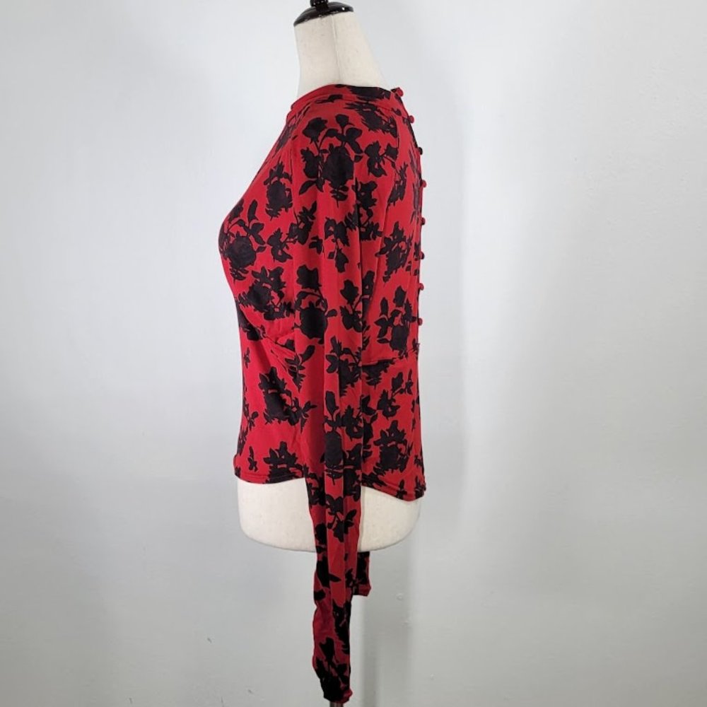 FREE  PEOPLE dinner party keyhole top Sz M NEW - Picture 4 of 9